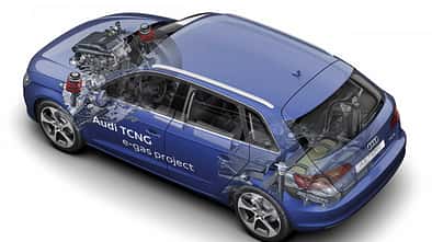 Dual-Mode-Hybrid-Technologie, A1 E-Tron, Draufsicht