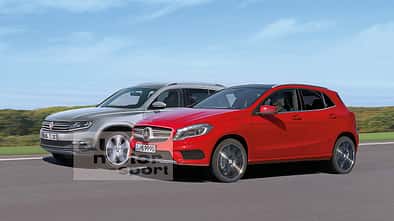 Mercedes GLA 2014, VW Tiguan 2015