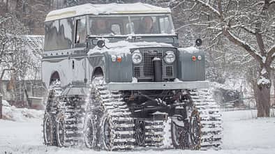 Land Rover Cuthbertson, Frontansicht