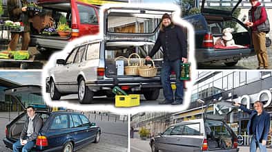 Youngtimer-Kombis: Citroen CX Break, BMW E34, Ford Granada, Mercedes S124 und Volvo 740