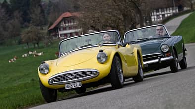 Daimler SP 250, Sunbeam Alpine, Frontansicht