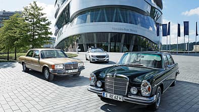 Mercedes Benz S-Klassen W109, W116, W222.