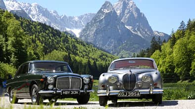 Jaguar MK II, Rover P5B, Frontansicht