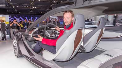 Opel Monza Concept, Sitzprobe
