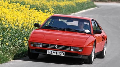 Ferrari Mondial, Frontansicht