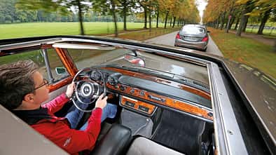 Mercedes 600, S 500, Fahrersicht