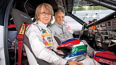 Fabrizia Pons, Rallye-Quattro, Cockpit