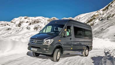 Mercedes Sprinter 4x4 MY 2013 im Winter-Test