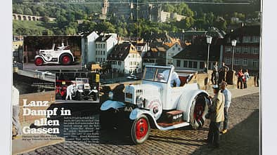 Motor Klassik 12/1985: Lanz Dampf in allen Gassen