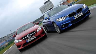 BMW 435i Coupé, Mercedes E 400 Coupé, 