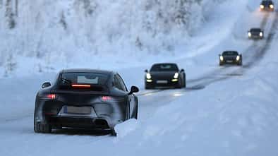 01/2014, Erlkönig Porsche 911 Wintertest