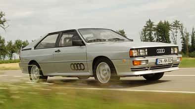 Audi quattro, Seitenansicht