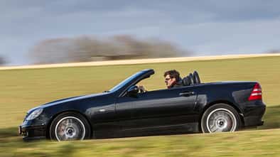 Mercedes-Benz SLK 200 Kompressor, Seitenansicht