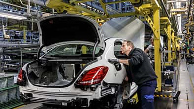 Die C-Klasse war im April das meistverkaufte Mercedes-Auto.