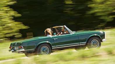 Mercedes-Benz 280 SL, Seitenansicht
