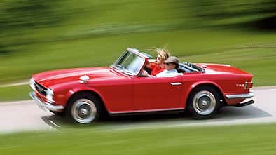 Triumph TR6, mkl0314, Fahrbericht Triumph TR6, Seitenansicht