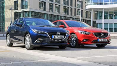 Mazda 3, Mazda 6, Frontansicht