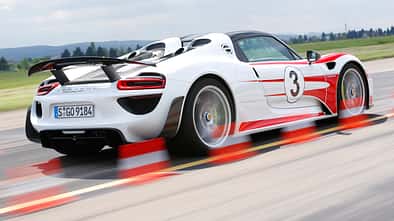 Porsche 918 Spyder, Bremstest