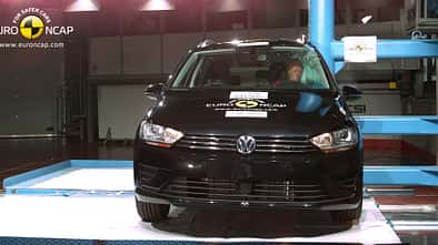 EuroNCAP-Crashtest VW Golf Sportsvan