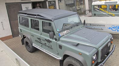 Land Rover Defender 110 Dachträger Riffelblech 