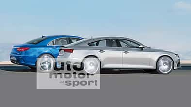 Audi A5 Sportback, Mercedes CLC, Seitenansichrt