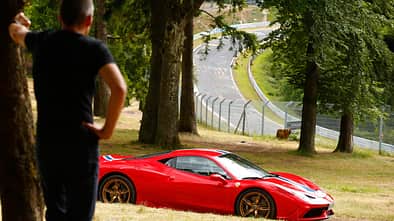 Ferrari 458 Speciale, Seitenansicht
