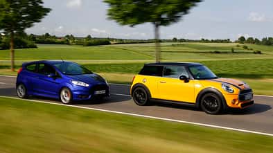 Ford Fiesta ST, Mini Cooper S, Seitenansicht