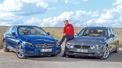 Mercedes C 180 T, BMW 330d, Michael von Maydell