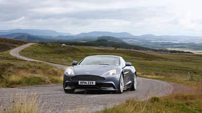 Aston Martin Vanquish Coupé, Impression, Schottland