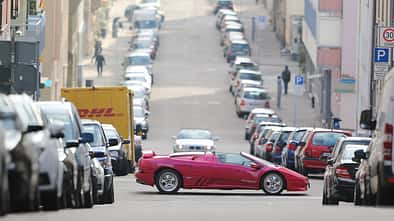 Lamborghini Diablo VT Roadster, Seitenansicht