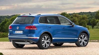 VW Touareg 3.0 V6 TDI SCR BMT, Heckansicht
