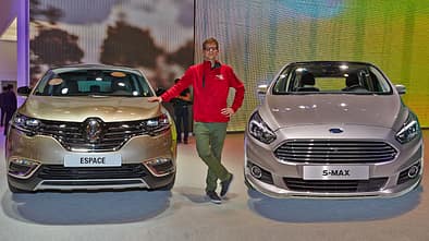 Sitzprobe Renault Espace, Ford S-Max, Autosalon Paris 2014