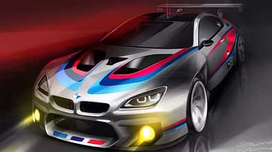 BMW M6 GT3 Rennwagen