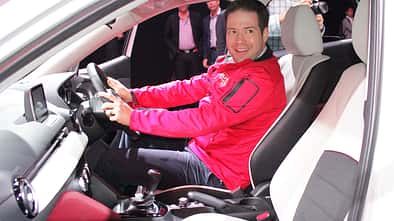 11/2014, Mazda CX-3 Sitzprobe Jochen Knecht