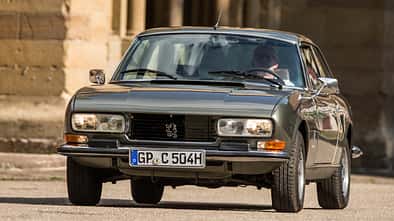 Peugeot 504 Coupé, Frontansicht