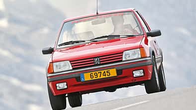 Peugeot 205 GTI, Frontansicht