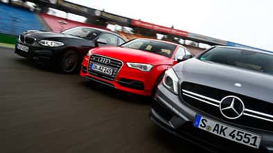 Audi S3 Limousine, BMW M235i, Mercedes A 45 AMG