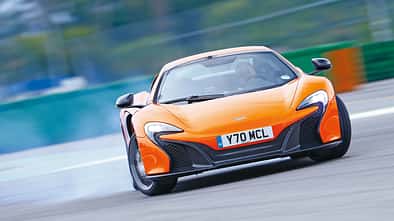 McLaren 650S Spider, Frontansicht, Driften