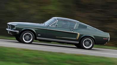 Ford Mustang V8, Seitenansicht