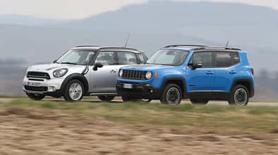 Jeep Renegade, Mini Countryman, Seitenansicht