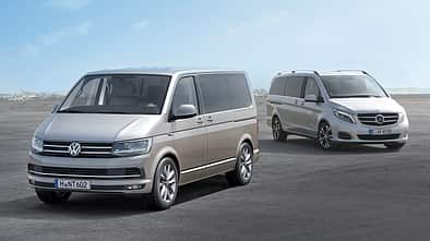 VW T6 Multivan, Mercedes V-Klasse, 