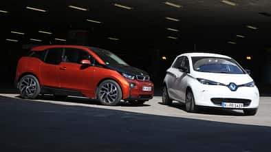 BMW i3, Renault Zoe Intense, Frontansicht