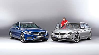 BMW 3er Touring, Mercedes C-Klasse T, ams1115