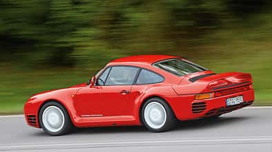 Porsche 959, Seitenansicht