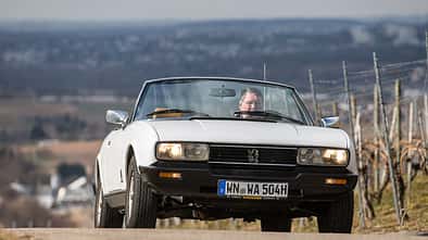 Peugeot 504 TI Cabrio, Frontansicht