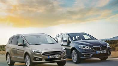 BMW Gran Tourer 220d xDrive, Ford S-Max 2.0 TDCi, Frontansicht
