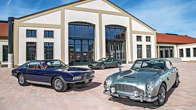 Aston Martin DB4 Vantage, DBS, DB7, Frontansicht