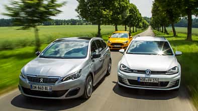 Ford Focus ST Turnier 2.0 TDCi, Peugeot 308 SW GT HDi 180, VW Golf Variant GTD
