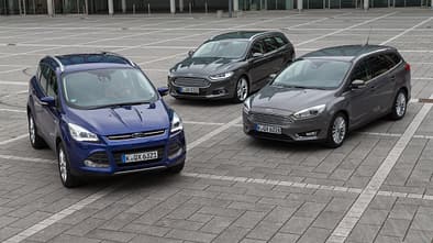 Ford Focus, Ford Mondeo, Ford Kuga, Frontansicht