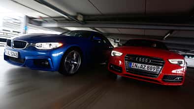 Audi S5 Sportback, BMW 435i Gran Coupé, Frontansicht